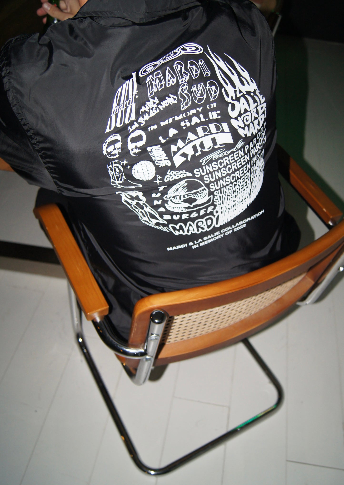GRAPHIC Collab Jacket - Black & White