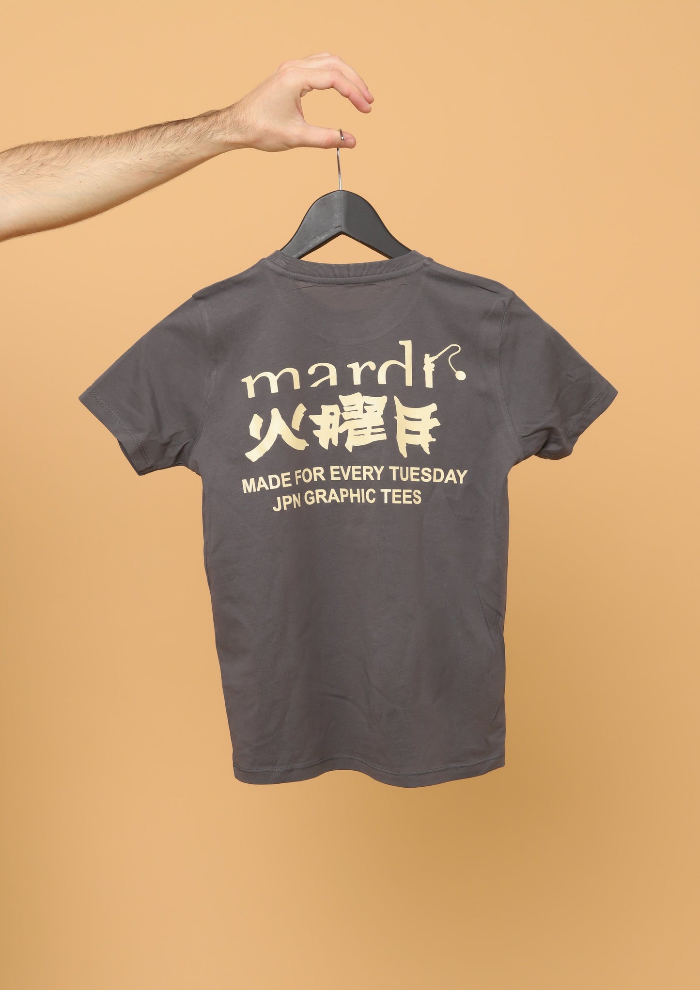 T-shirt kids - 火曜日 Grey/Cream