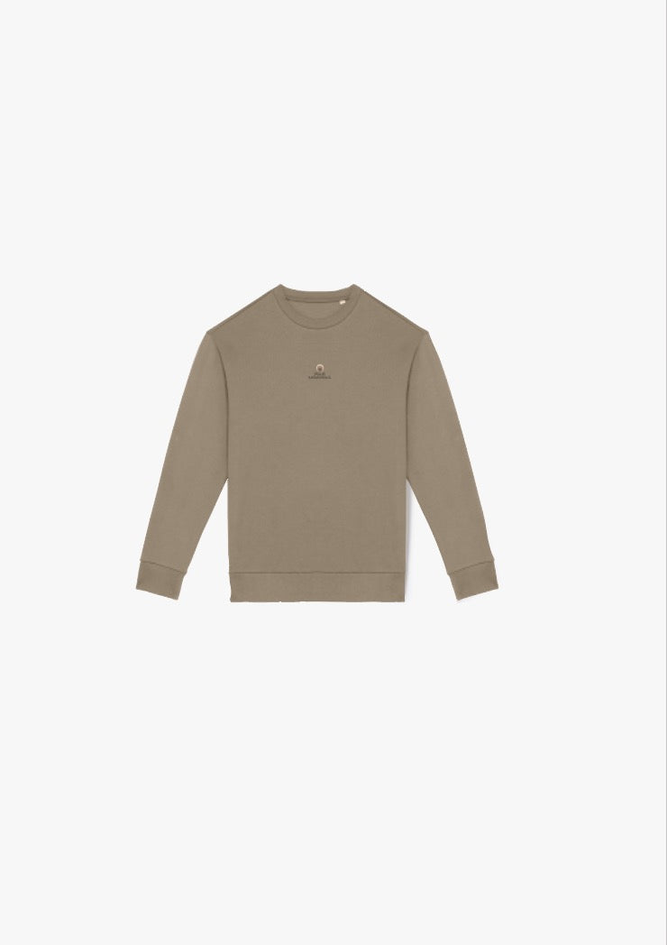 LSND Crew Neck - Dark Beige & Cream