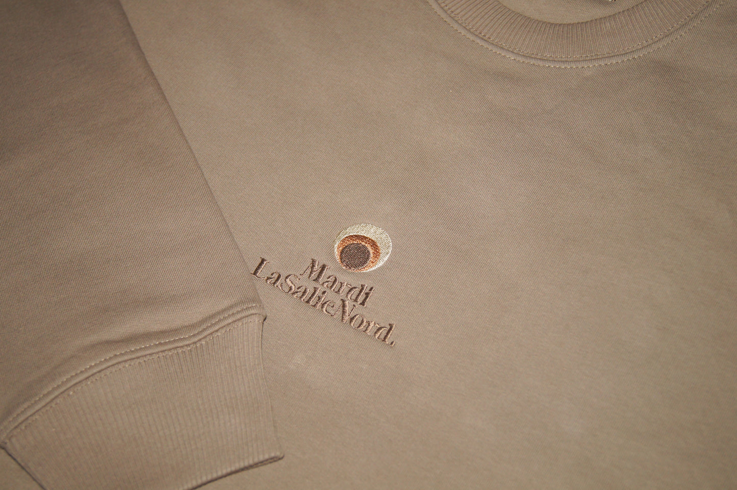 LSND Crew Neck - Dark Beige & Cream