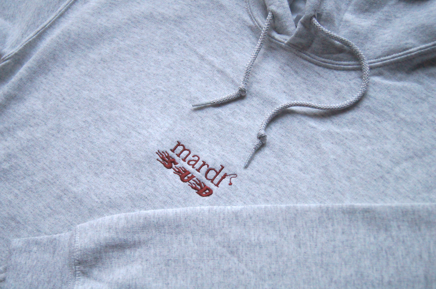 HOODIES SUD ASH-GREY/RED